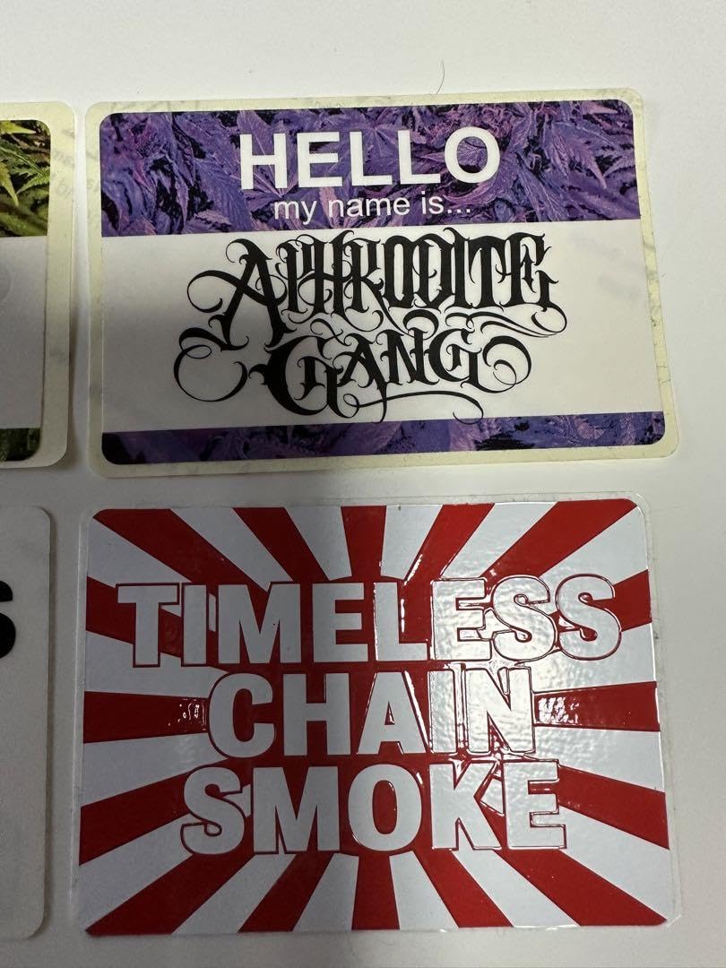舐達麻　ステッカー Amazon.co.jp: 舐達麻 ステッカー TIMELESS CHAIN SMOKE 込み